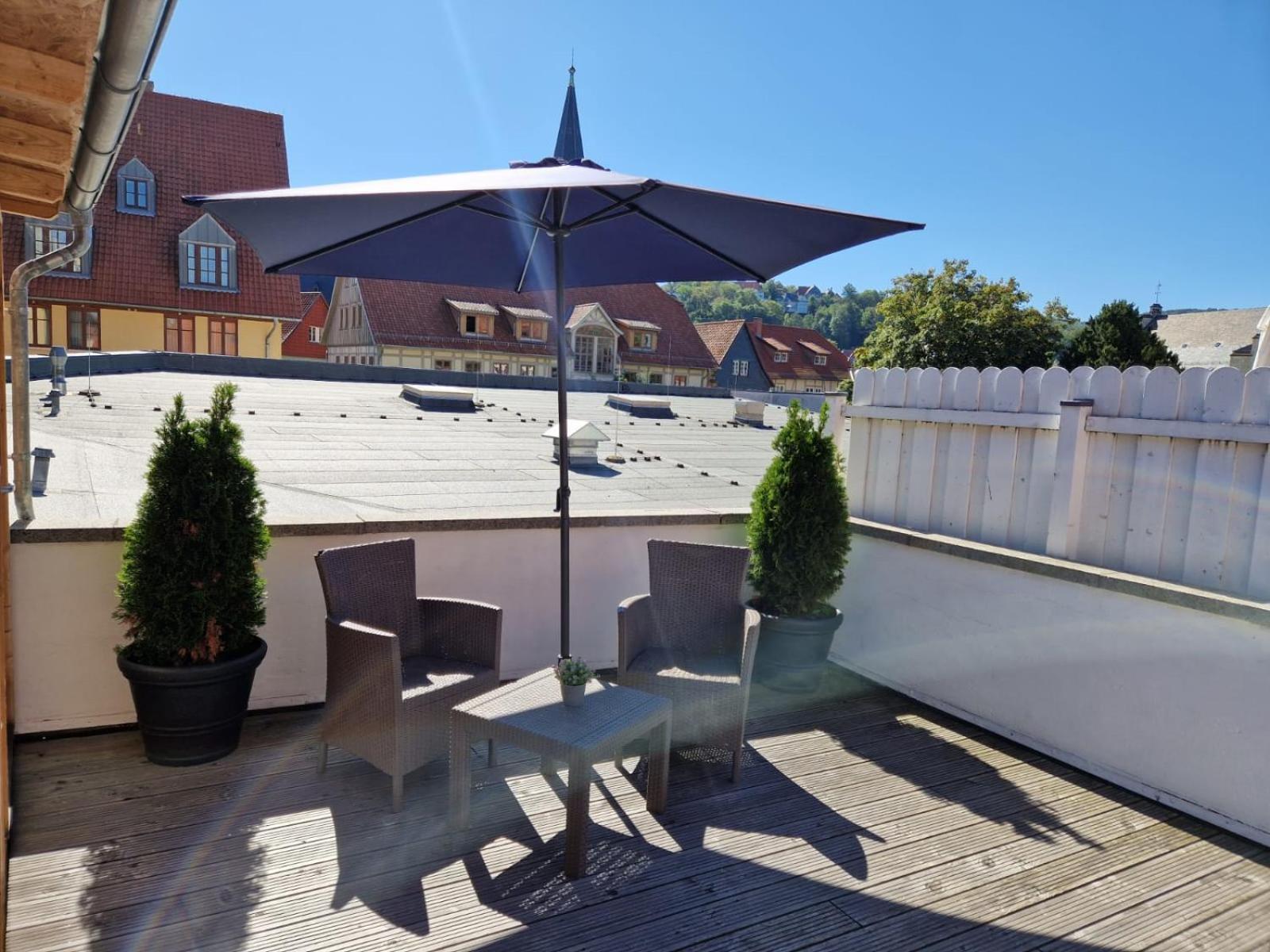 Ferienwohnung Zum Marktplatz 베르니게로데 외부 사진